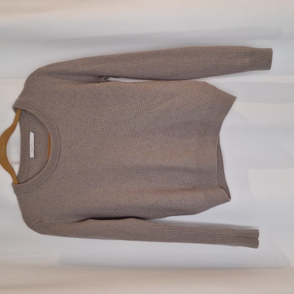 Harper Lane 100% Cashmere Waffle Knit Sweater Size M